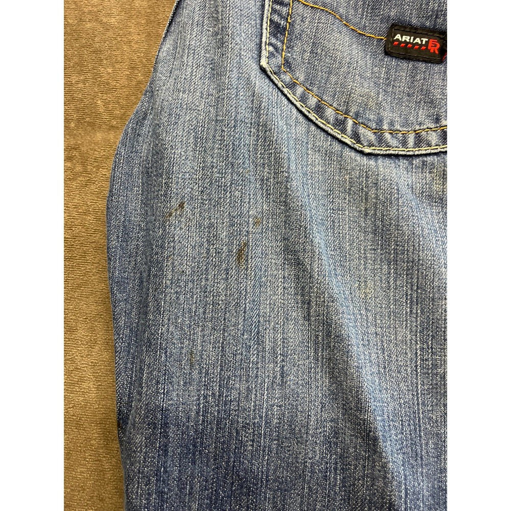Vintage Levis 505 Regular Fit Straight Leg Jeans Blue Denim Made in USA W44 L32